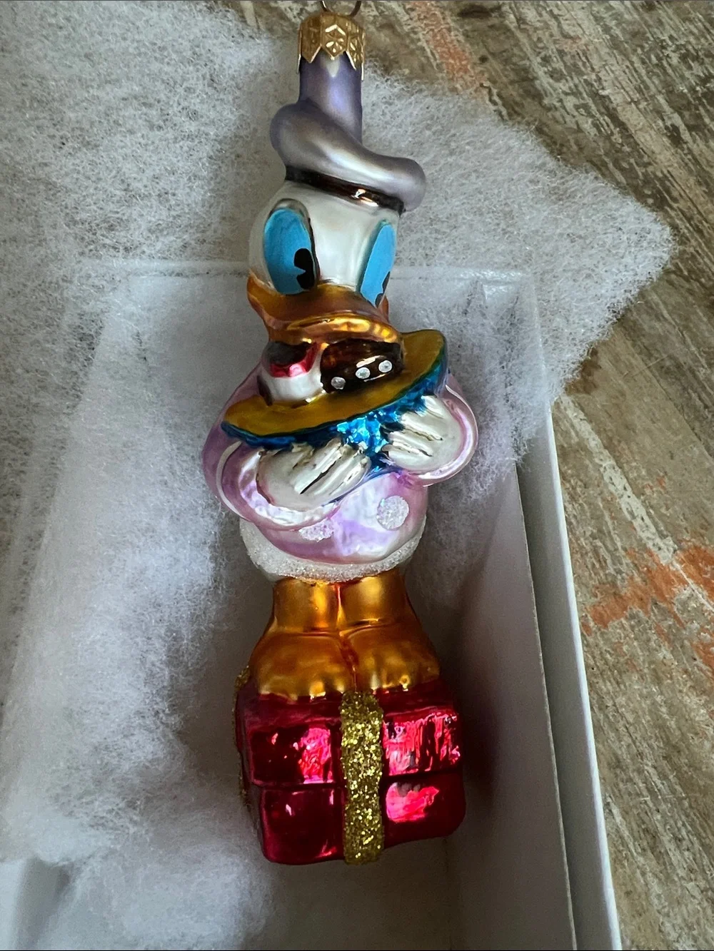 Christopher Radko Donald Duck Ornament with Box 1996